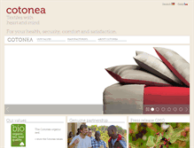 Tablet Screenshot of cotonea.com