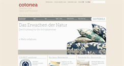 Desktop Screenshot of cotonea.de